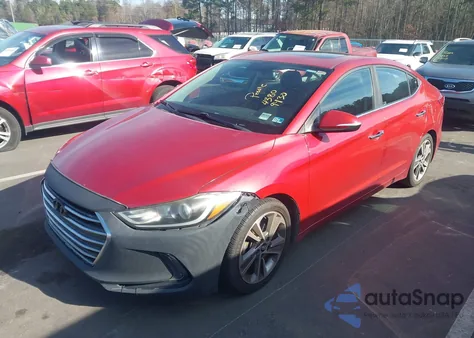 2017 Hyundai Elantra Limited z USA, uszkodzony, nr VIN 5NPD84LF3HH158980